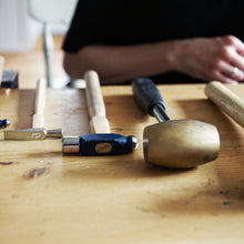 Load image into Gallery viewer, SAPPHIRE IN MOLTEN SILVER NECKLACE- ONE OF A KIND