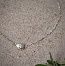 Load image into Gallery viewer, THE DOT CHOKER NECKLACE - ORGANIC RECYCLED SILVER PEBBLE NECKLACE