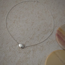 Load image into Gallery viewer, THE DOT CHOKER NECKLACE - ORGANIC RECYCLED SILVER PEBBLE NECKLACE