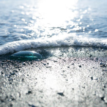 Load image into Gallery viewer, Seaglass and silver necklace - one of a kind