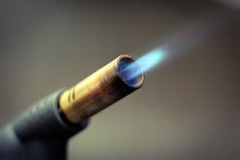 Load image into Gallery viewer, RECYCLED SILVER BIG OVAL EARRINGS - FRONT FACING SILVER HOOP EARRINGS